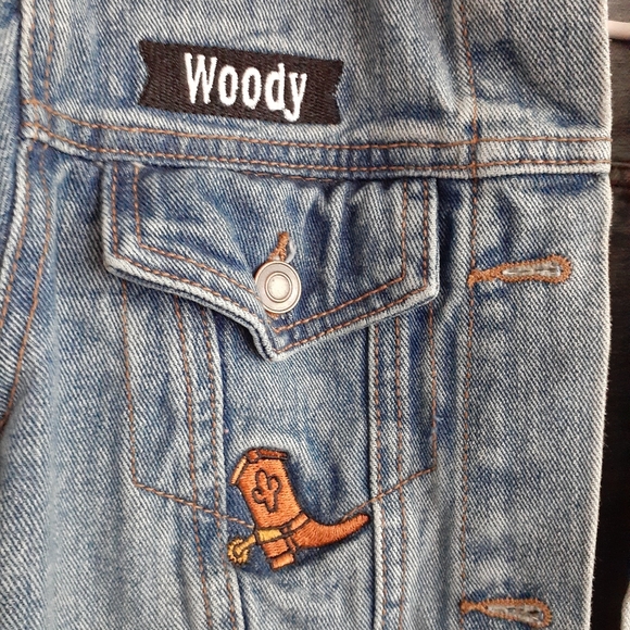 Women's Forever 21 Disney Pixar Toy Story Jean Jacket Size Small Adorable - Picture 2 of 7